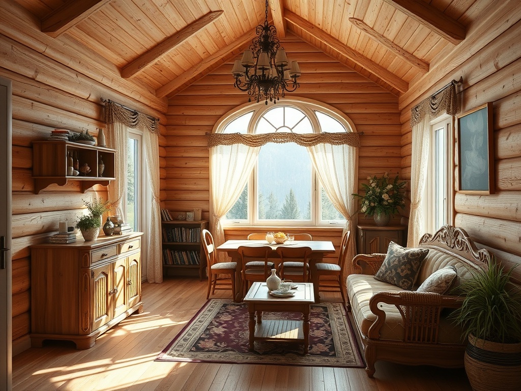 progress33.ru | Интерьер загородного дома в стиле шале: камень, дерево и уют